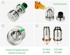 Đầu Đốt Teslacigs BLADE 24 RTA Tank 510 (Size 24mm) - Hàng Authentic