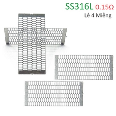 Bộ 10 Coil MESH SS316L BMTD _ Cuộn Coil Lưới _ Dây dẫn nhiệt DIY, build coil, trở