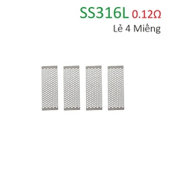 Bộ 10 Coil Lưới MESH SS316L BMTD (0.12ohm) _  Dây dẫn nhiệt DIY, build coil, trở