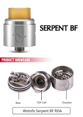 Đầu Đốt Wotofo SERPENT BF RDA Tank 510 (22mm) - Hàng Authentic