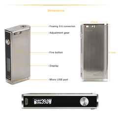 Thân Box Mod ASPIRE Pegasus 70W TC - Hàng Authentic