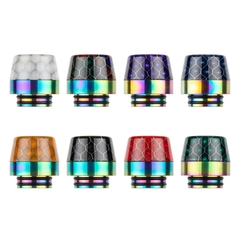 Đầu Driptip 810 Stainless Steel Rainbow Phối Resin Mix Màu Siêu Đẹp #0330