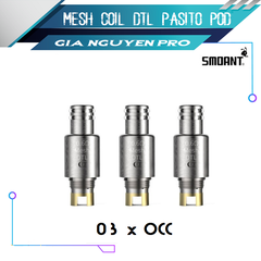 Đầu OCC Pod - Mesh Coil DTL 0.6Ω Thay Thế Cho Smoant Pasito Pod