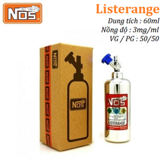 Tinh Dầu Vape NOS (3mg/60ml) - (Listerange - Trái Cây Tổng Hợp & Bạc Hà)