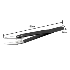 ⚡️Đầu Nghiêng⚡️ Nhíp Sứ Gốm Cao Cấp Ceramic Tweezer _ Tạo hình coil _ Sứ chịu nhiệt