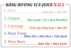 Tinh Dầu Vape NOS (3mg/60ml) - (Bitch - Anh Đào & Bạc Hà)