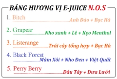 Tinh Dầu Vape NOS (3mg/60ml) - (Black Forest - Mâm Xôi, Nho Đen & Việt Quất)