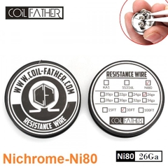 Cuộn Dây COIL-FATHER Original Nichorme NI80 (30 Feet) - Dây dẫn nhiệt DIY, build coil, trở