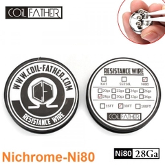 Cuộn Dây COIL-FATHER Original Nichorme NI80 (30 Feet) - Dây dẫn nhiệt DIY, build coil, trở