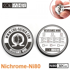 Cuộn Dây COIL-FATHER Original Nichorme NI80 (30 Feet) - Dây dẫn nhiệt DIY, build coil, trở