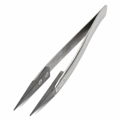 ⚡️Đầu Thẳng⚡️ Nhíp Sứ Gốm Cao Cấp Ceramic Tweezer _ Tạo hình coil _ Sứ chịu nhiệt