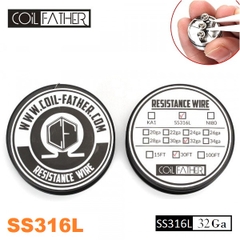 Cuộn Dây COIL-FATHER Original SS316L (30 Feet) - Dây dẫn nhiệt DIY, build coil, trở