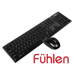 Bộ bàn phím chuột không dây nhỏ gọn Fuhlen MK650 - tem Ninza bảo hành 2 năm - PC31