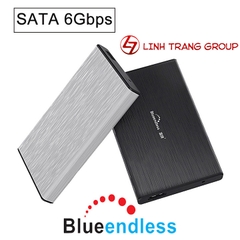 Box ổ cứng 2.5 inch SATA USB3.0 Blueendess U23T vỏ nhôm cao cấp - BX01