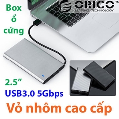 Box ổ cứng Orico 2667U3 vỏ nhôm cao cấp chống va đập 2.5 inch SATA USB3.0