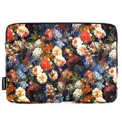 Túi chống sốc in hình hoa cho laptop - Oz36