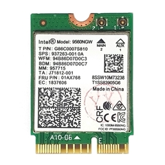 Card wifi chuẩn AC MU-MIMO 1.73Gbps tích hợp bluetooth 5.0 Intel 9560NGW - PK04