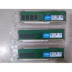 Ram Máy tính để bàn Crucial DDR4 8GB Bus 2400mhz - bảo hành 3 năm