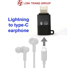 Đầu chuyển Lightning sang tai nghe type-C - PK92