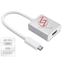 Cáp chuyển USB type-C ra HDMI vỏ nhôm cao cấp hỗ trợ 4K - PK30