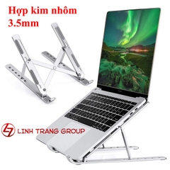 Đế tản nhiệt nhựa, đế hợp kim nhôm có thể điều chỉnh cho laptop, MacBook - DTN24