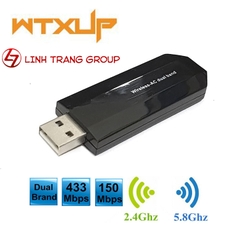 USB thu wifi chuẩn AC 600Mbps Wtxup USB-AC11 - PK98