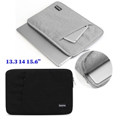 Túi chống sốc cao cấp có túi phụ Baona BN-Z002 cho Macbook, laptop - Oz99