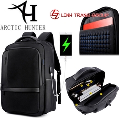 Balo Arctic Hunter cho MacBook, laptop tích hợp cổng sạc USB - Oz55