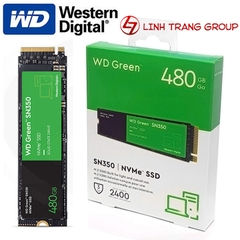 Ổ cứng SSD M.2 NVMe WD Green SN350 480GB - bảo hành 3 năm - SD134