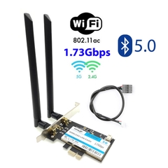 Card wifi PCI-E chuẩn AC tích hợp bluetooth cho máy tính bàn Wtxup TX-9260AC - PK104