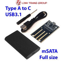 Box SSD mSATA USB-A-C 3.1 - BX03