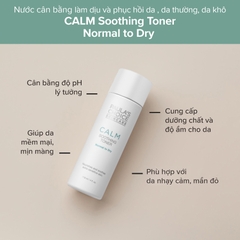 Toner làm dịu và phục hồi da, Da thường, da khô Paula's Choice Calm Soothing Toner Normal to Dry 118ml