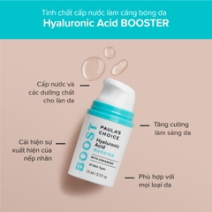 Tinh chất tăng cường cấp ẩm, đặc trị nhăn và lão hóa chứa Hyaluronic Acid Paula's Choice Hyaluronic Acid Booster 15ml