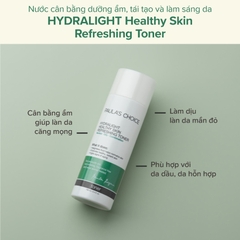 Toner dưỡng ẩm, tái tạo và làm sáng da Paula's Choice Hydralight Healthy Skin Refreshing Toner 190ml