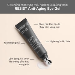 Kem mắt chống lão hóa, giảm thâm kèm đầu Massage Paula's Choice Resist Anti-Aging Eye Gel 15ml