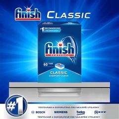 Viên rửa chén bát Finish Classic 60 viên