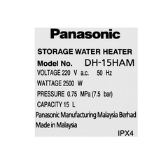 Máy nước nóng gián tiếp Panasonic DH-15HBMVW