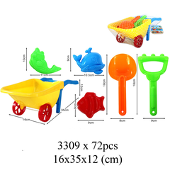 Mô hình xe đẩy chở đồ xúc cát (MS-3309)