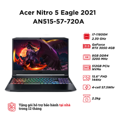 Laptop Gaming Acer Nitro 5 Eagle 2021 AN515-57-720A (New FullBox)