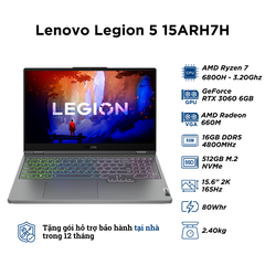 Lenovo Legion 5 15ARH7H (AMD Ryzen 7 6800H | RAM 16GB | SSD 512GB | RTX 3060 6GB | 15.6 Inch 2K 165Hz)