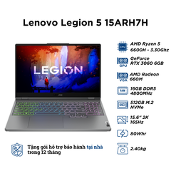 Lenovo Legion 5 15ARH7H (AMD Ryzen 5 6600H | RAM 16GB | SSD 512GB | RTX 3060 6GB | 15.6 Inch 2K 165Hz)