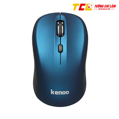 CHUỘT KHÔNG DÂY KENOO M102 (USB/XANH ĐEN/1 PIN RỜI)