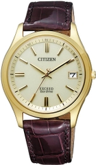 lbwm ĐỒNG HỒ NAM CITIZEN EAG74-2942 DÂY DA MẠ VÀNG