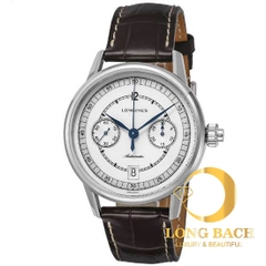 lbwm ĐỒNG HỒ NAM LONGINES L28004262 MÁY CƠ DÂY DA MẶT TRẮNG NAM TÍNH L2.800.4.26.2