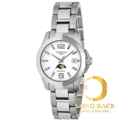 lbwm ĐỒNG HỒ NỮ LONGINES L33814166 MÁY PIN MẶT TRẮNG THANH LỊCH L3.381.4.16.6