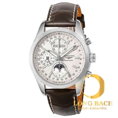 lbwm ĐỒNG HỒ NAM LONGINES L27984723 MÁY CƠ MẶT TRẮNG DÂY DA NAM TÍNH L2.798.4.72.3