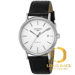 lbwm ĐỒNG HỒ NAM LONGINES L49214182 MÁY CƠ DÂY DA MẶT TRẮNG NAM TÍNH L4.921.4.18.2