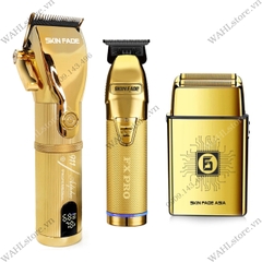 Combo 32 - Tông 911 GOLD LƯỠI KÉP + Viền L27 + cạo khô SS07