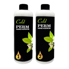 Bộ uốn lạnh giảm hư hại tóc nam nữ  Cold Perm Keratin Nano