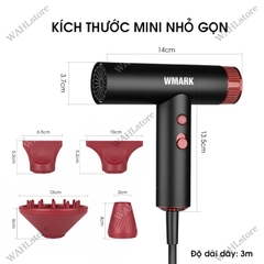 Máy Sấy Tóc WMARK NG-9122 Mini Động Cơ Không Chổi Than Chính Hãng